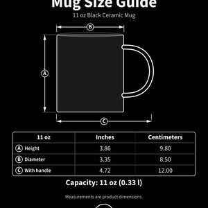 Scannbarer Becher | Für Fußballfans | QR-Code scannen für eine neue tägliche Stimmungsbotschaft | 325 ml schwarzer Kaffeebecher – das perfekte Geschenk für Fußballbegeisterte Bild 7