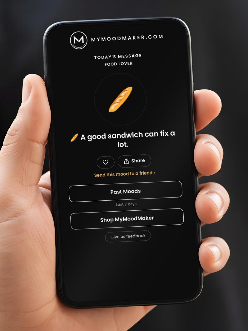 Scannable Mug | Food Lover | Scan QR for a New Daily Mood Message | 11 Oz Black Coffee Mug Gift for Foodies and Home Cooks image 6