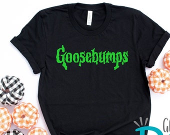 Goosebumps - Halloween T-Shirt - Bella Canvas Tee - Fall / Autumn Clothing - 1990s Shirts - October