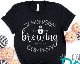 Sanderson Brewing Company - Poison Brewery - Sisters Hocus Pocus Halloween Shirts - Funny Parody Bad Witch