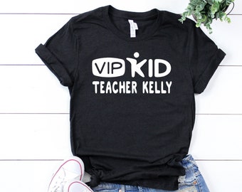 VIPKID Teacher Logo T-Shirt - ESL Tee - Custom Personalized Teachers Shirts - Bella Canvas