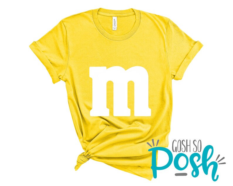 M&M Adult Unisex Group Costume Shirts Halloween Candy Etsy