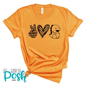 Peace Love Dino Shirt VIPKID T-Shirt ESL Teacher Tee Shirts for Teachers image 5