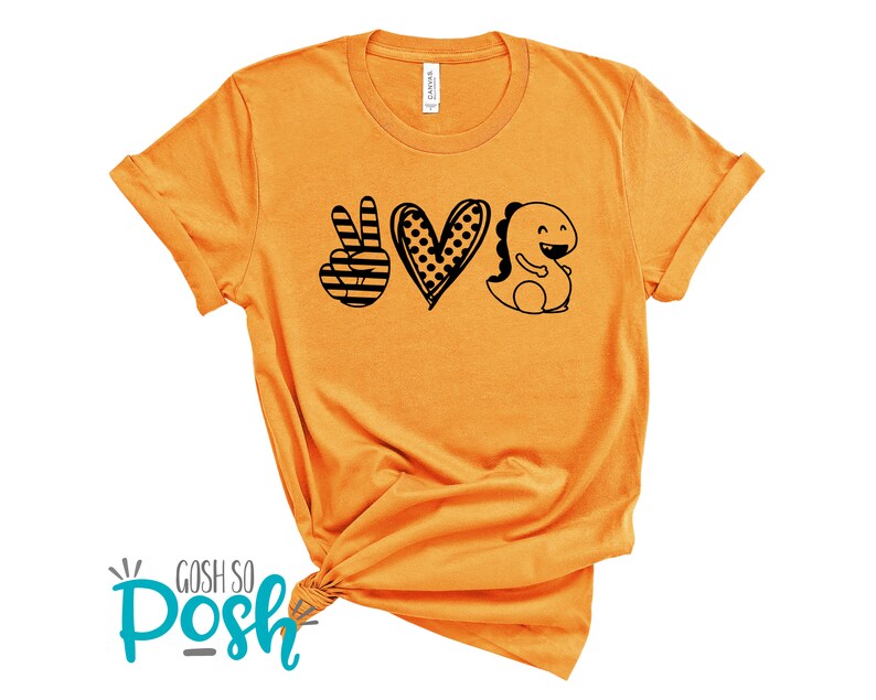 Peace Love Dino Shirt VIPKID T-Shirt ESL Teacher Tee Shirts for Teachers image 5