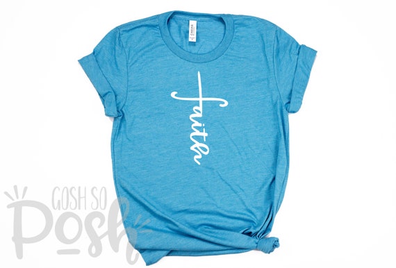 Aqua Cross Tee Aqua Cross Tee