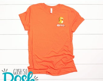 VIPKID T-Shirt - Pocket Logo - Dino - Dinosaur tee - Teacher Shirt - FREE Shipping - ESL Company