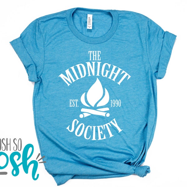 The Midnight Society Est. 1990 - Are You Afraid Of The Dark 90s - Halloween Shirt - Bella Canvas - Fall / Autumn Clothing - October Shirts