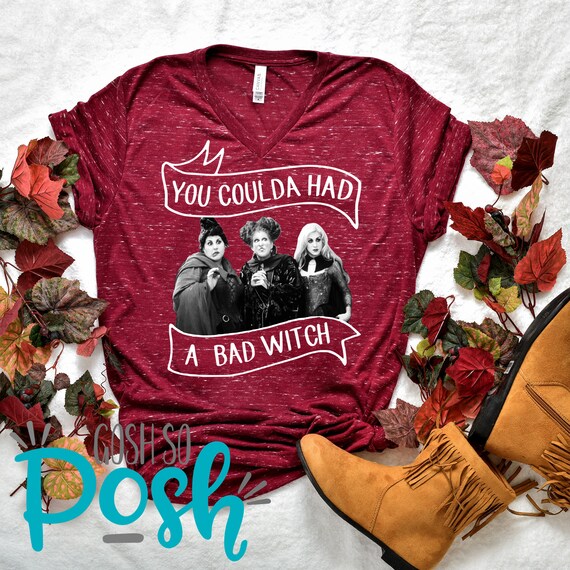 You Coulda Had A Bad Witch Halloween Funny Gift Awesome T-Shirt You Coulda Had A Bad Witch Halloween Funny Gift Awesome T-Shirt
