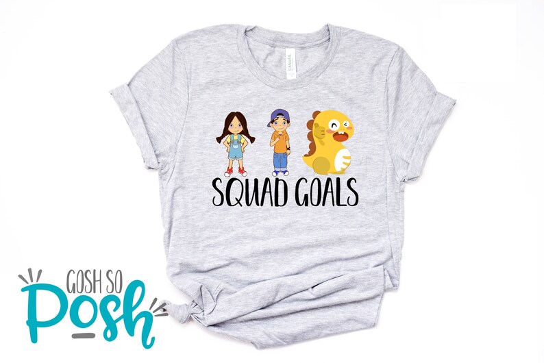 VIPKID T-shirt Squad Goals Meg Mike Dino Dinosaur Tee - Etsy Israel