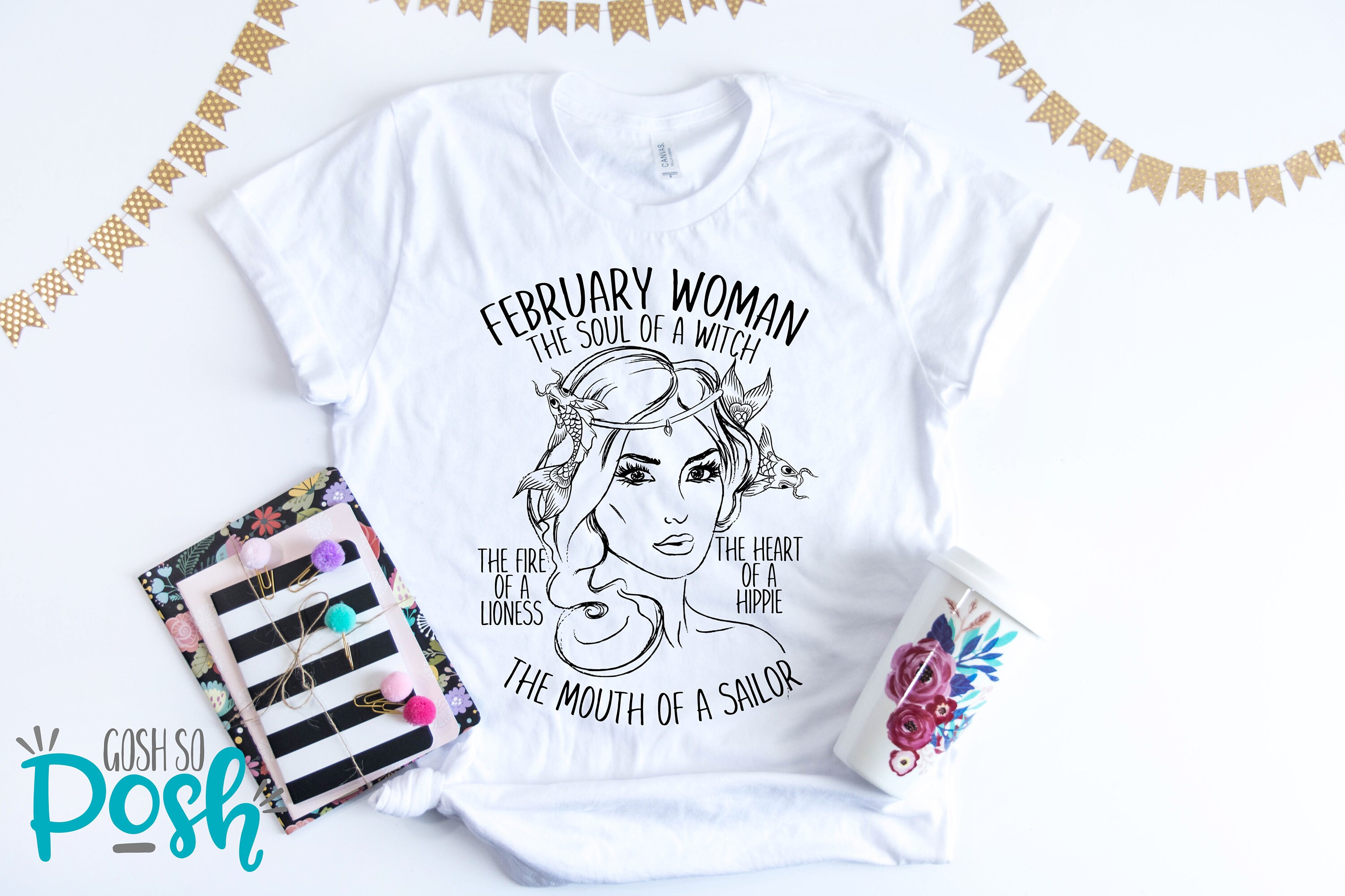 February Woman The Soul Of A Witch Mouth Of A Sailor Tshirt February Woman The Soul Of A Witch Mouth Of A Sailor Tshirt