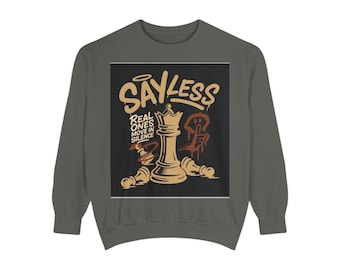 Sudadera unisex teñida en prenda