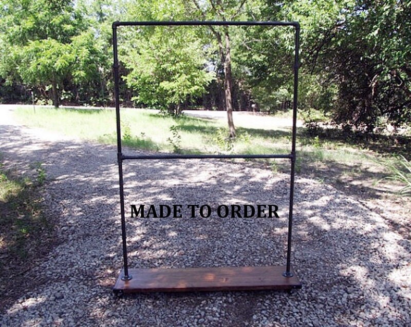 Clothing rack garment rack store fixture double rack Etsy