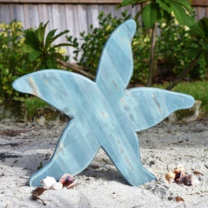 Blue Rustic Starfish