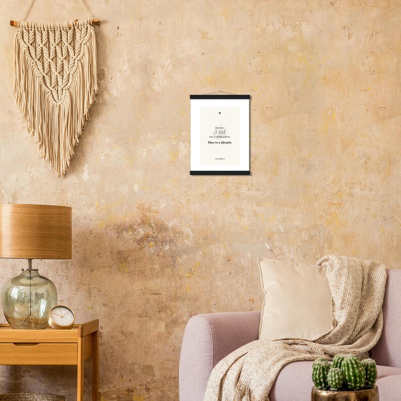 Premium Matte Poster with Hanger 12×16 — 3 AM image 5