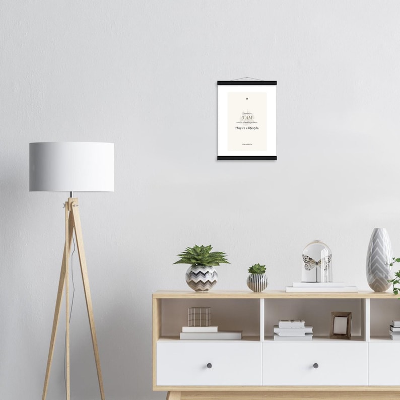 Premium Matte Poster with Hanger 12×16 — 3 AM image 6