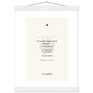 Classic Matte Poster with Hanger 12×16 — ONE image 1