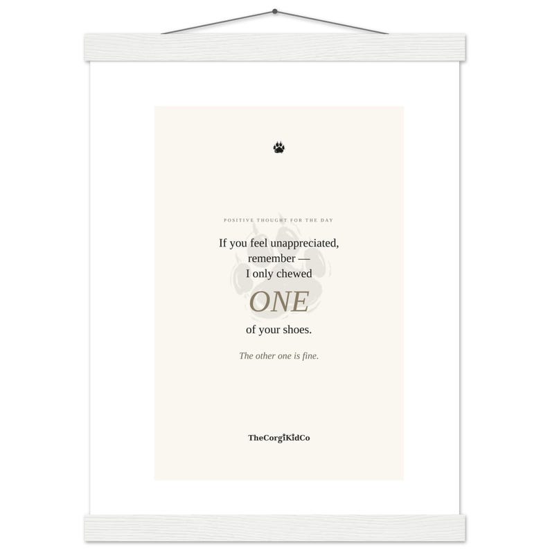 Classic Matte Poster with Hanger 12×16 — ONE image 1