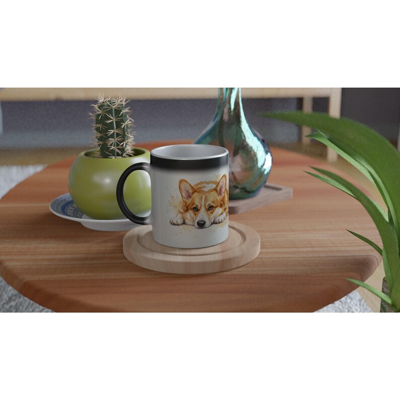 You-Are-My-First-Priority Corgi | Corgi Magic Mug | Color Changing Coffee Mug | Dog Mom Gift | Corgi Lover Gift | The Corgi Kid Co image 6