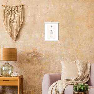 Classic Matte Poster with Hanger 12×16 — ONE image 4