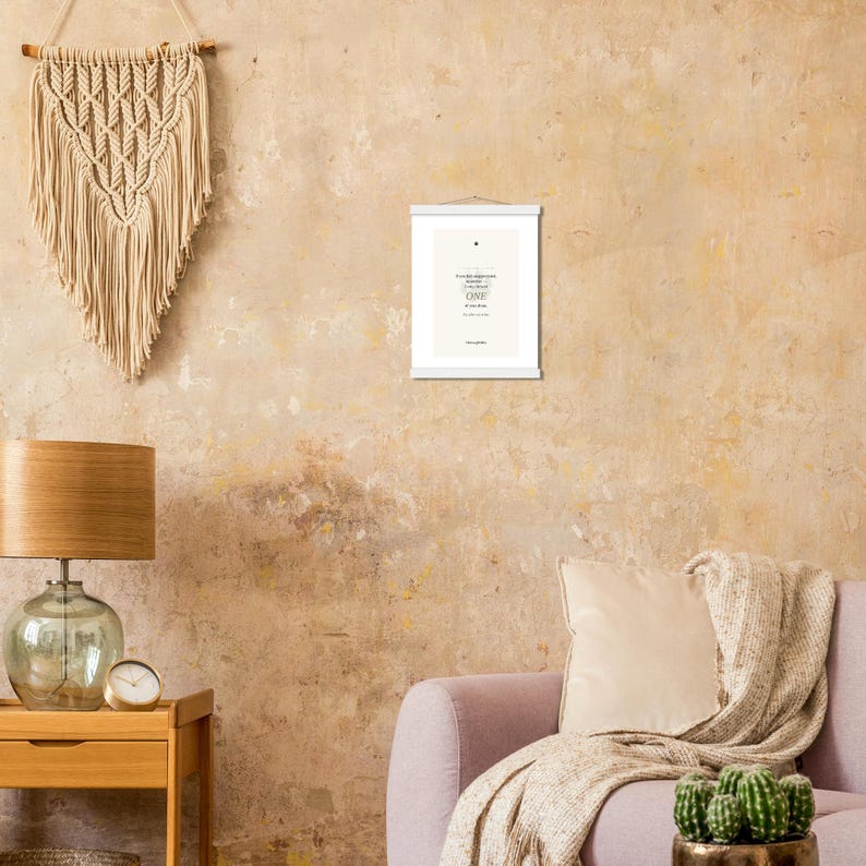 Classic Matte Poster with Hanger 12×16 — ONE image 4