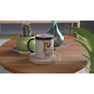 Sits-Not-Says-I-Love-You Corgi | Corgi Magic Mug | Color Changing Coffee Mug | Dog Mom Gift | Corgi Lover Gift | The Corgi Kid Co image 3