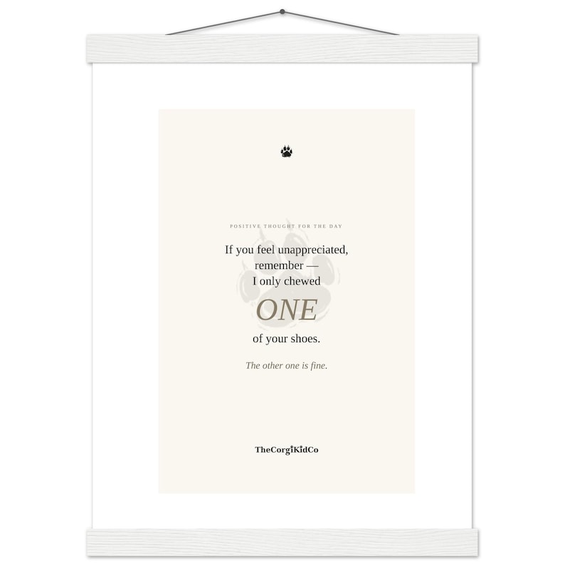 Classic Matte Poster with Hanger 12×16 — ONE image 7