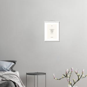 Classic Matte Poster with Hanger 12×16 — ONE image 3