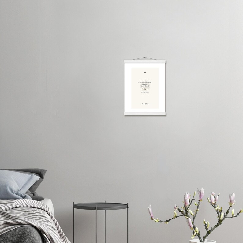 Classic Matte Poster with Hanger 12×16 — ONE image 3