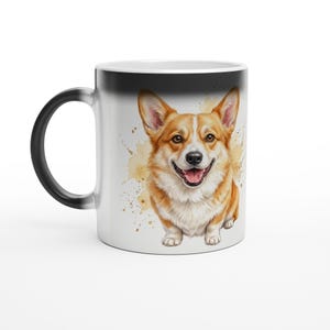 You're-My-Favorite Human Corgi | Corgi Magic Mug | Color Changing Coffee Mug | Dog Mom Gift | Corgi Lover Gift | The Corgi Kid Co image 2