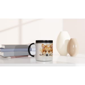 Somebody's-Whole-World Corgi | Corgi Magic Mug | Color Changing Coffee Mug | Dog Mom Gift | Corgi Lover Gift | The Corgi Kid Co image 6