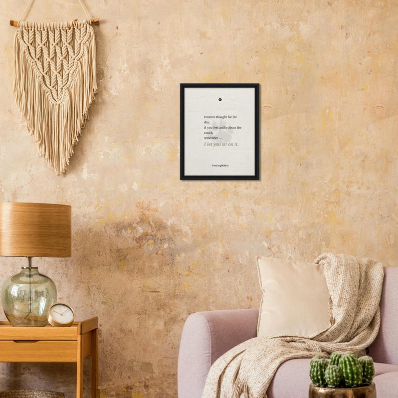 Framed Canvas 16x20 — I Let You Sit on It image 5