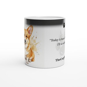 Heavy-Days-Here-Sit-With-Me | Corgi Magic Mug | Color Changing Coffee Mug | Dog Mom Gift | Corgi Lover Gift | The Corgi Kid Co image 6
