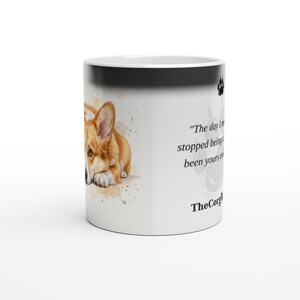 You-Saved-Me-Stray Corgi | Corgi Magic Mug | Color Changing Coffee Mug | Dog Mom Gift | Corgi Lover Gift | The Corgi Kid Co zdjęcie 6