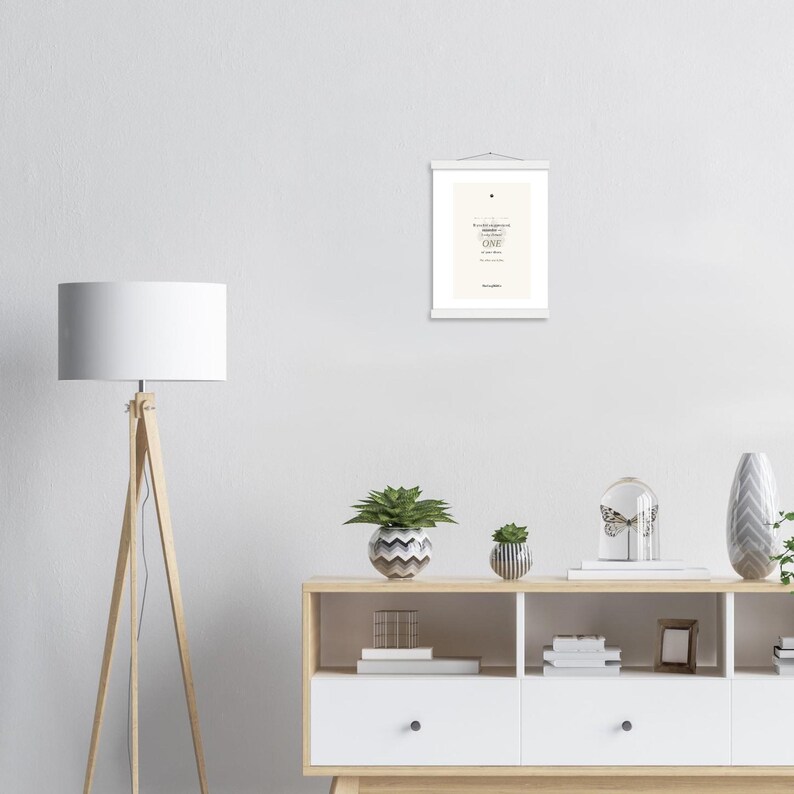 Classic Matte Poster with Hanger 12×16 — ONE image 6