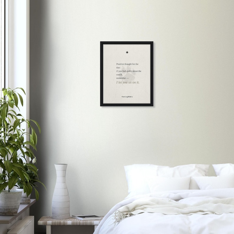 Framed Canvas 16x20 — I Let You Sit on It image 6