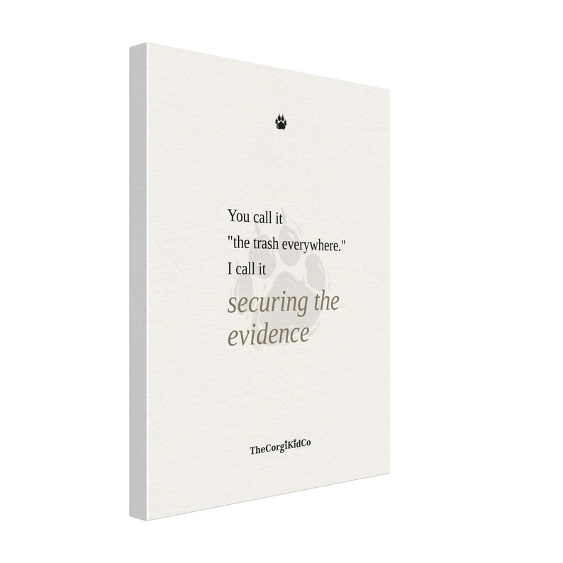 Wrapped Canvas 12×16 — securing the evidence image 1