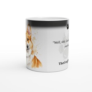 Sassy Morning Wake-Up Note | Corgi Magic Mug | Color Changing Coffee Mug | Dog Mom Gift | Corgi Lover Gift | The Corgi Kid Co image 6