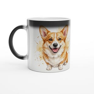 You're-My-Whole-World Corgi | Corgi Magic Mug | Color Changing Coffee Mug | Dog Mom Gift | Corgi Lover Gift | The Corgi Kid Co image 2
