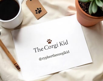 60 Instagram-bijschriften voor Corgi's | Printbare kaarten + PDF (digitale download)