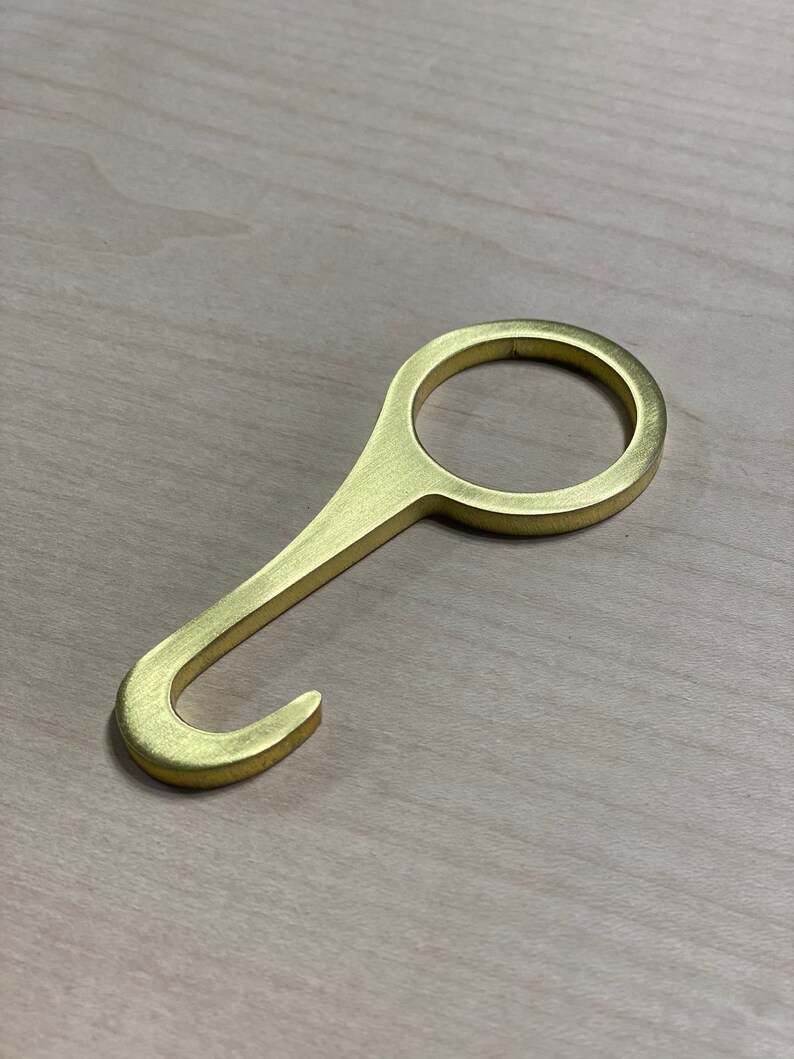 Solid Brass J hook for hanging dowel rod/ shower hook/curtain Etsy