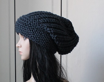 Long Beanie, Slouch in anthracite!