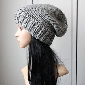 Stone Gray &quot;Long Beanie&quot;Unisex!
