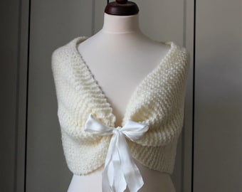 Wedding scarf, capelet, wedding in cream!