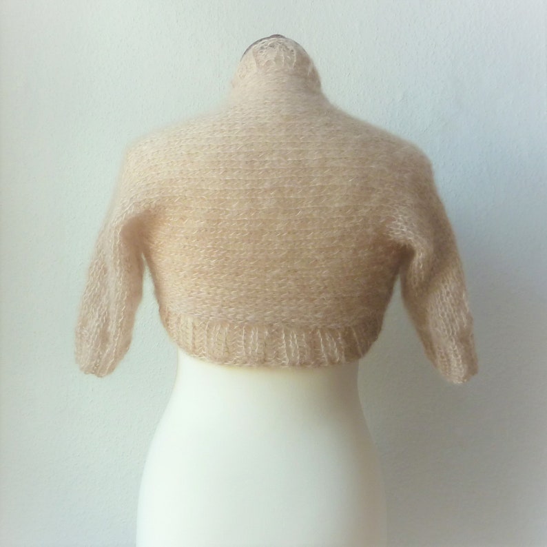 Bolero,Shrug Whit coffee image 4