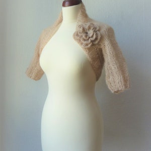 Bolero,Shrug Whit coffee image 3