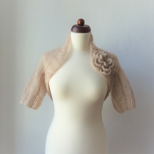 Bolero,Shrug Whit coffee image 1