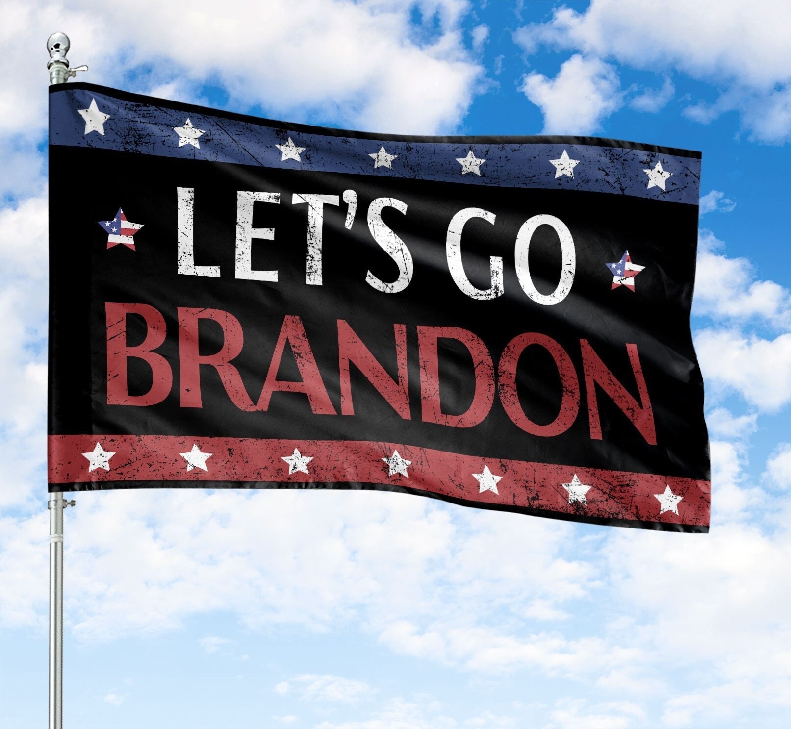Lets Go Brandon Flag Conservative Anti Liberal Yard Sign | Etsy UK