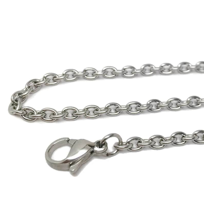 Stainless Steel Necklace Chain 3mm Non Tarnish Jewelry for - Etsy