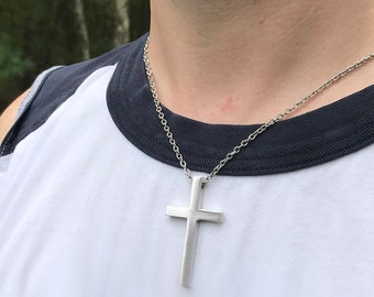 2 Inch Silver Cross - Etsy