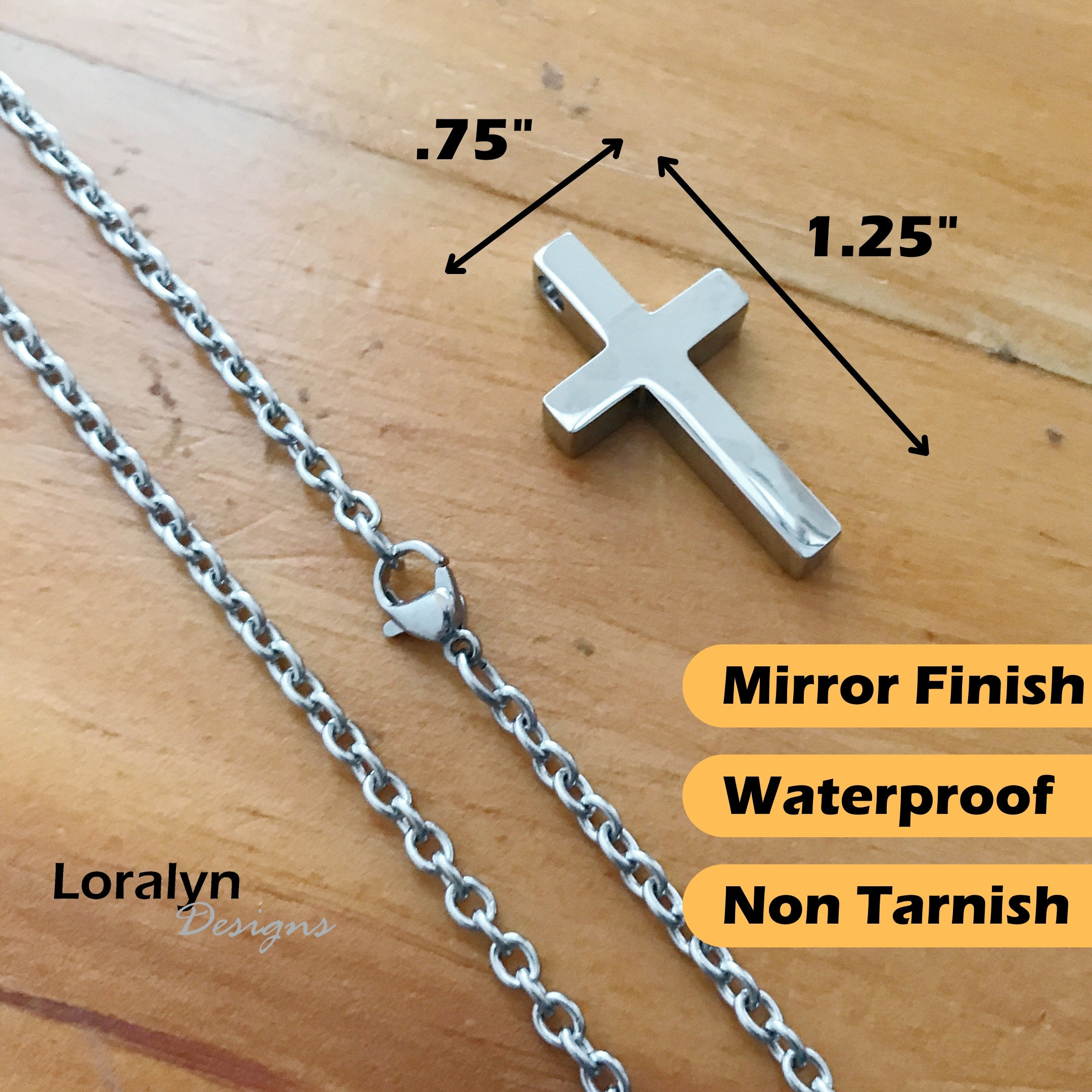 Waterproof Stainless Steel Twist Chain Cross Necklace For Men Statement  Silver Pendant Jewelry, Ideal Birthday Gift For Boyfriend From  Bailushuangs, $15.63 | DHgate.Com